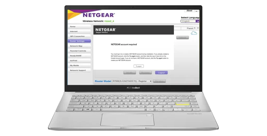 Netgear R7000 Web Login