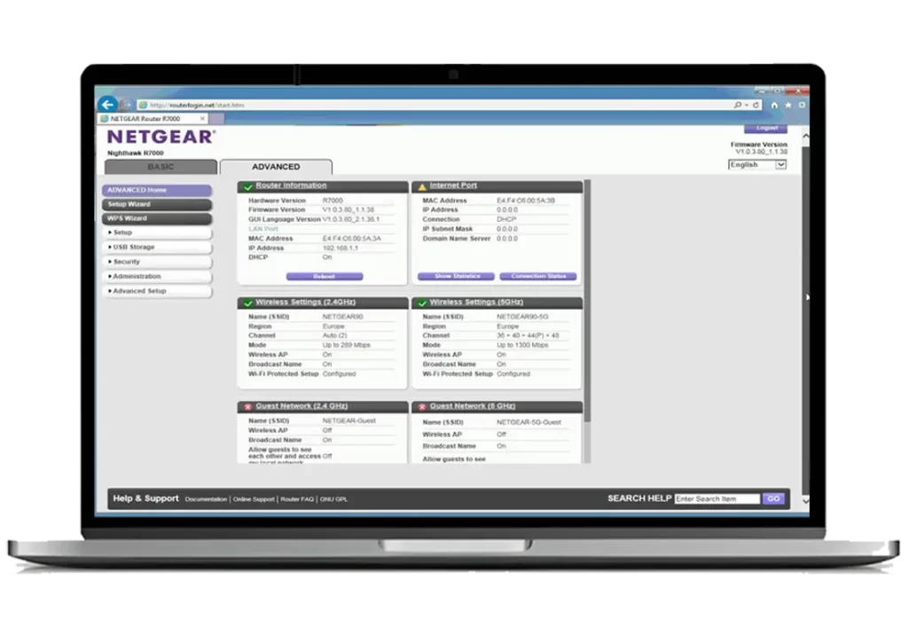 Netgear Nighthawk R7000 Login